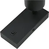 Licht-Erlebnisse Wandspot Aluminium GU10 verstellbar in Schwarz Gold Wandlampe