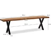 Wohnling 180x40x45,5