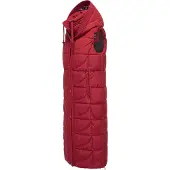 NAVAHOO Steppweste "Steppweste Brezelchen", Damen, Gr. XS, rot (dunkelrot), Obermaterial: 100% Polyester PES. Futter: 100% Polyester PES. 100% Polyester PES., Westen Steppweste