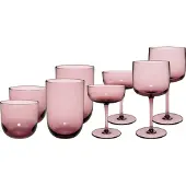 Like. by Villeroy & Boch Gläser-Set "Komplett-Gläser-Set Like Glass 8er Set" Handwäsche wird empfohlen