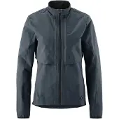 Gonso Fahrradjacke "LANZADA", Damen, Gr. 48, blau (nachtblau), 93% Polyamid, 7% Elasthan, Rundhals, Jacken Fahrradjacke, Damen 2-in-1 Jacke, winddichte Radjacke mit Rückentasche, Windjacke