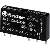 Finder Print-Leistungsrelais 24 VDC 170 mW