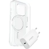 Otterbox KIT Apple iPhone 16 Pro Symmetry Clear MagSafe Premium Glass EU USB-C Wall