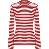 Thetru Damen Ringel T-Shirt, langarm