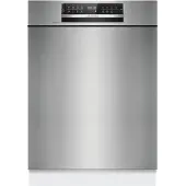 Bosch SMU6ECS12E Serie 6 Unterbau-Geschirrspüler 60 cm Gebürsteter Stahl 14 Maßgedecke Home Connect 42 dB