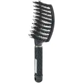 Yuaia Haircare Curved Paddle Brush Black