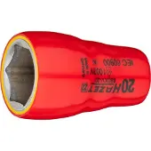 Hazet 880KV-20, Steckschlüsselbuchse, Rot, Gelb, 1 Kopf/Köpfe, 3/8", Imperial, 20 mm