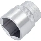 Hazet Steckschlüsseleinsatz 880-21, 3/8 Zoll Antrieb, 6-kant SW 21 mm, L 31,5 mm, CV-Stahl verchromt, DIN 3124 / ISO 2725-1