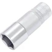 Hazet 6-Kant-Steckschlüssel-Einsatz 900LG-24 s: 24 mm Vierkant hohl 12,5 mm (1/2")