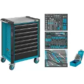 Hazet 179NX-8/228 Werkstattwagen Herstellerfarbe Schwarz Blau