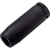 Hazet Schlag-Maschinenschrauber Steckschlüsseleinsatz 900SLG-17, 1/2 (12,5 mm) Vierkant hohl, Außen Sechskant-Tractionsprofil, SW 17 mm