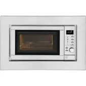 Exquisit Einbau-Mikrowelle EMW 19-7 G | Grill | max. 900 W | Garraum 20 l | Edelstahl-Glas Front