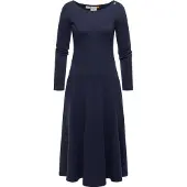 Ragwear A-Linien-Kleid "Appero Long" Ohne Tasche Stylisches Langarm-Kleid für den Winter