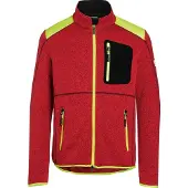 Kübler Forest Strickjacke light rot/warngelb Gr. S