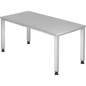 Hjh OFFICE PRO QUEO 16 S - Grau 160 x 80 höhenverstellbar