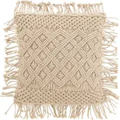 J-Line Kissen COUSSIN COSY LOS COT BEIGE (45x45x1cm) herren