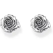 Thomas Sabo Ohrstecker Midnight Rose Silber