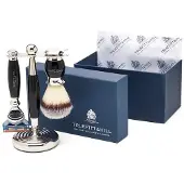 Truefitt & Hill Edwardian Shaving Set - Blue Opal - Gillette Fusion