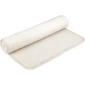 Yogistar Yogamatte Schurwolle natur 75 cm X 180 cm, umsäumt