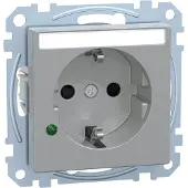 Merten Steckdose System M Aluminium MEG2305-0460 (MEG2305-0460)