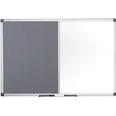 BI-Office Kombitafel MAYA, kombinierte Pinn-und Whiteboardtafel, Kork oder Filz, div. Grössen