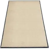 Miltex Schmutzfangmatte Eazycare Style, eckig, antistatisch, UV-beständig, waschbar, High-Twist-Nylon & Niltrilgummi, 1200 x 2000 mm, hellelfenbein