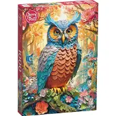 CherryPazzi Puzzle 1000 Elemente. Gesteppte Eule 30776