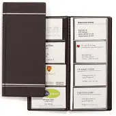 Durable Visitenkartenbuch Visifix für 96 Visitenkarten, Anthrazit