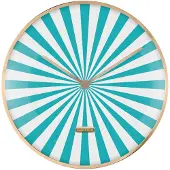 Karlsson - Wanduhr Candy Swirl Dome - Blau - Ø40cm