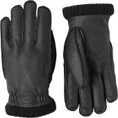 Hestra Handschuhe Deerskin Primaloft Rib Herren Dark Grey-9