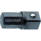Gedore 673 K Einsatz-Halter kurz 1/4" 6-kant - 1/4" 4-kant