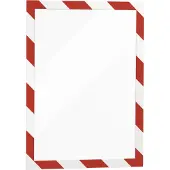 Durable InformationsrahmenDuraframe Security A4, rot/weiß, 2 Stück