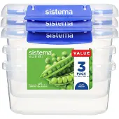 Sistema 3 x 1,15 Liter Vorratsdosen-Set Frischhaltedosen 881630