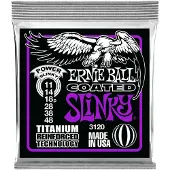 Ernie Ball 3120 Power Slinky Beschichteter Titan Satz 11-48