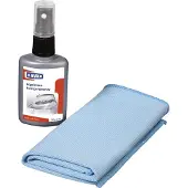 Hama 00111720, Zubehörreinigungsspray & Trockentuch, 50 ml, Schwarz, Blau, Grau, 230 mm, 90 mm, 45 mm