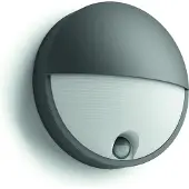 Philips myGarden Capricorn Wandleuchte, 5,5W, Wandbeleuchtung für den Außenbereich, Anthrazit, Aluminium, IP44, II, Oberfläche
