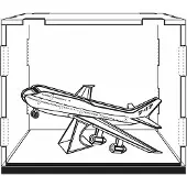 Metal Earth Plexiglasvitrine (12,7x10,1x10,1 cm)