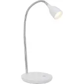Brilliant LED Tischleuchte Anthony | Kunststoff/Metall | eisen/weiß | Individuell einstellbar