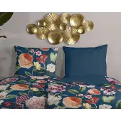 Descanso Duvet cover 135x200 + 1* 80x80 cm - flowers