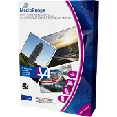 MediaRange MRINK106, Weiß, Matte, 120 g/m², Laser, A4, 100 Blätter