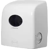 Kimberly Clark Kimberly-Clark Aquarius Handtuchrollenspender Slimroll 6953, L 343 x B 318 x H 191 mm, Kunststoff, weiß