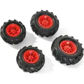 Rolly Toys Luftbereifung für Traktoren 2 x 260x95, 2 x 325x110, rot, Maße: (2x)32,5x32,5x11,5(2x)32,5x32,5x11,5 cm; 40 985 3
