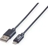 Value USB 2.0 Sync- & Ladekabel mit 8pin-Anschluss, 1,8 m