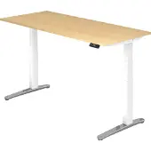 Hjh OFFICE PRO XBHM 19 WC - Ahorn 180 x 80 elektrisch höhenverstellbar
