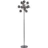 Näve Stehleuchte - Glasball; Farbe: chrom, klar, chrom, 2027942
