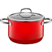 Silit Fleischtopf "Passion red, Kochtopf Induktion schneid- und kratzfest" Silargan