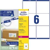 Avery Versandetiketten, ultragrip, 99,1 x 93,1 mm, 600 Stück
