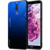 Cadorabo TPU 2 Farben Glas Cover