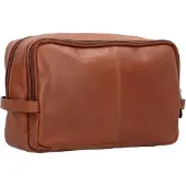 Esquire Dallas Kulturbeutel Leder 27 cm