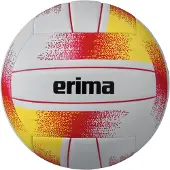 Erima Allround-Volleyball Weiß/Rot/Gelb 5 - S